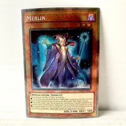 Merlin NKRT-EN001 - Yu-Gi-Oh! TCG - Platinum Rare - Limited Edition - Image 1