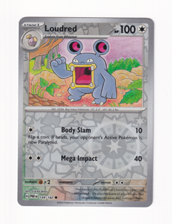 Loudred 149/182 Paradox Rift 2023 Reverse Holo Pokemon Card Near Mint NM - Image 1