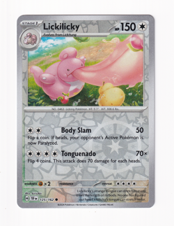 Lickilicky 125/162 Temporal Forces 2024 Reverse Holo Pokemon Card Near Mint NM - Image 1