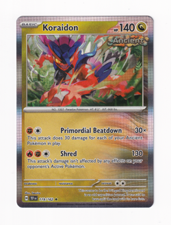Koraidon 119/162 Temporal Forces 2024 Reverse Holo Pokemon Card Near Mint NM - Image 1