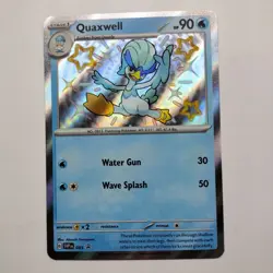 Quaxwell SVP083 SVP 083 Pokemon Scarlet & Violet Promo Ultra Rare Holo Card NM+ - Image 1