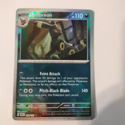 Pokemon Prismatic Evolutions Umbreon Poke Ball Reverse Holo Card 059/131 MINT! - Image 1