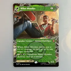 Magic The Gathering MTG Spider-Man Borderless Miles Morale Ultimate M 0211 SPM - Image 1