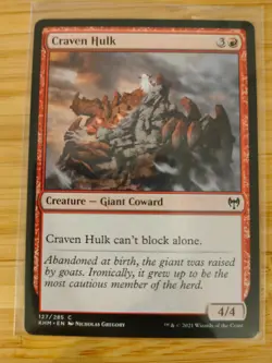MTG Craven Hulk 127 Kaldheim M/NM Free UK P&P - Image 1