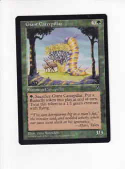 1996 MAGIC THE GATHERING MTG VISIONS GIANT CATERPILLAR (#2) (PH) - Image 1