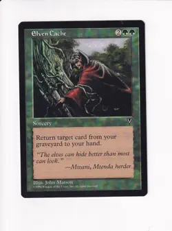 1996 MAGIC THE GATHERING MTG VISIONS ELVEN CACHE (PH) - Image 1