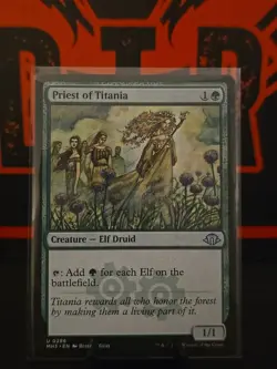 Priest of Titania (REGULAR) x1 - MTG Modern Horizons 3 MH3 U 0286 NM Unplayed - Image 1