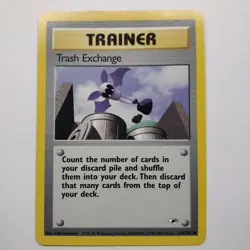 Pokemon WOTC Trash Exchange 126/132 Gym Heroes Set UNLIMITED Common LP - Image 1