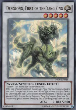 Yugioh Denglong, First of the Yang Zing INOV-EN048 Ultra Rare NM - Image 1