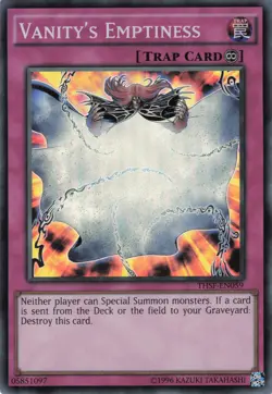 Yugioh Vanity's Emptiness THSF-EN059 Super Rare NM - Image 1