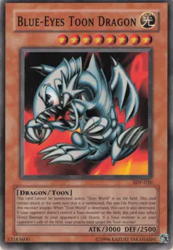 Yugioh Blue-Eyes Toon Dragon SDP-020 Common MP - Image 1