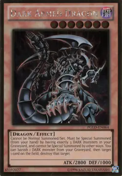 Yugioh Dark Armed Dragon PGLD-EN064 Gold Rare LP - Image 1