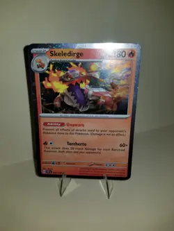 Pokemon TCG Skeledirge Cosmos Holo Card 031/191 Surging Sparks - Image 2