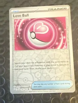 Pokemon Twilight Masquerade Reverse Holo 156/167 Love Ball - Near Mint - Image 1
