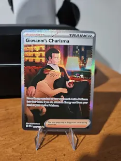 Giovanni's Charisma 204/165 Special Illustration Pokemon - Image 1