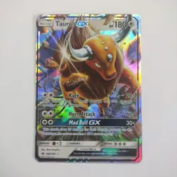 Tauros GX 100/149 - Sun & Moon Base Set Full Art Holo - Pokemon TCG 2017 - Image 1