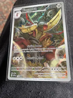 Kingambit SVP 130 Pokemon Scarlet & Violet Shrouded Fable Illustration - Image 1