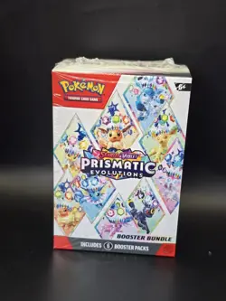 Pokemon Prismatic Evolutions Booster Bundle 6 Booster English OVP, Sealed - Image 1