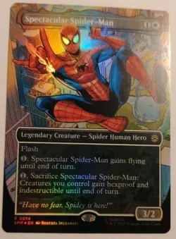 Spectacular Spider-Man (Borderless) Marvel's Spider-Man Foil SPM 0014 - Image 1