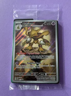 Pokemon TCG Alakazam 009 Black Star Promo Mega Evolution Sealed - Image 1