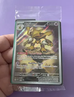 Pokemon TCG Alakazam 009 Black Star Promo Mega Evolution Sealed - Image 2
