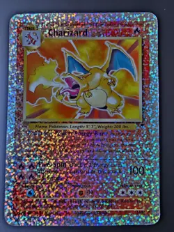 Pokemon 2002 LEGENDARY COLLECTION REVERSE FOIL CHARIZARD JUMBO S1/S4 TOPPER - Image 3
