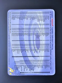 Pokemon 2002 LEGENDARY COLLECTION REVERSE FOIL CHARIZARD JUMBO S1/S4 TOPPER - Image 5