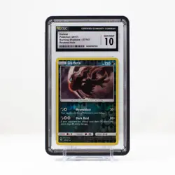 Pokemon Darkrai Reverse Holo #87 Burning Shadows 2017 - CGC 10 GEM MIN - Image 1