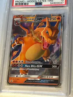 PSA 10 Charizard GX SM211 Pokemon SM Black Star Promo 2019 Hidden Fates Tins - Image 3