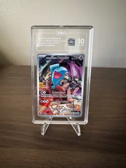 Pokemon TCG Destined Rivals, Team Rocket's Wobbuffet Black Star Promo, TAG 10 💎 - Image 2