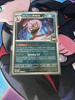 Pokemon TCG: Destined Rivals - Team Rocket's Arbok - 113/182 (Reverse Holo) - Image 1