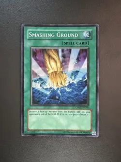 Smashing Ground CP02-EN005 Super Rare Unlimited Edition NM/VLP YuGiOh - Image 1