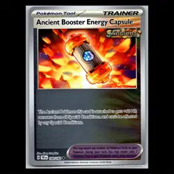 Ancient Booster Energy Capsule 140/162 Reverse Holo Temporal Forces Pokemon Card - Image 1
