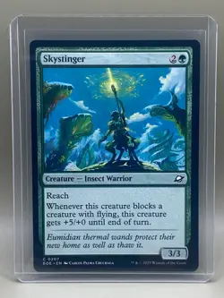SKYSTINGER #0207 Edge Of Eternities MTG COMMON Card NM - Image 1