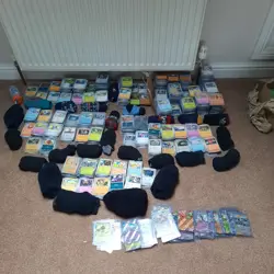 Pokemon card bundle x300 cards mixed sets EX included - Image 1