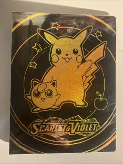 Ouwanz Quad Card Binder 120-240 Cards Scarlet & Violet Black And Gold Sealed New - Image 1