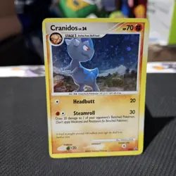 Cranidos Pokemon TCG Black Star Holo Promo Card #DP07 HP - Image 1