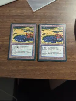 Vintage Sulfurous Springs X2 Ice Age Regular NM MTG Magic the Gathering Card - Image 1