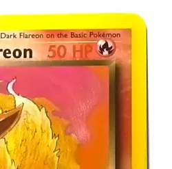DARK FLAREON 35/82 1ST EDITION NON HOLO VINTAGE 2000 POKEMON CARD - Image 4