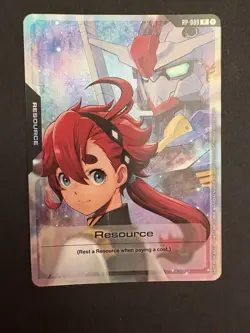 Gundam Card Resource Suletta Mercury Aerial RP-009 P Promo ENGLISH GENCON 2025 - Image 1