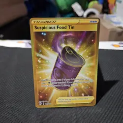 Suspicious Food Tin Pokemon TCG Champions Path Secret Rare Holo Card #080/073 - Image 1