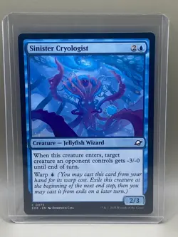 SINISTER CRYOLOGIST #0075 Edge Of Eternities MTG COMMON Card NM - Image 1
