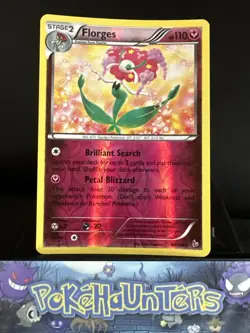 Pokemon Card Florges 66/106 XY Flashfire Reverse Holo Rare L/P - Image 1