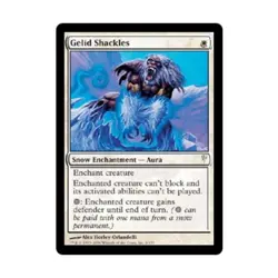 WOTC MtG Coldsnap Gelid Shackles (C) (Foil) NM - Image 1