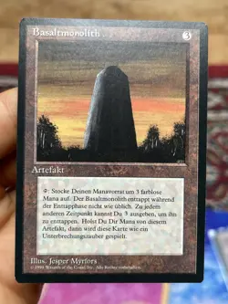 German FBB • Basalt Monolith • Unplayed / Weird Faint Lines *see Pics Mtg (1716) - Image 1