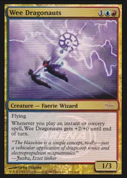 MTG magic 1x Wee Dragonauts FOIL (M/NM) Arena promos - Image 1