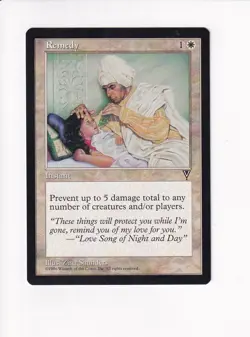 1996 MAGIC THE GATHERING MTG VISIONS REMEDY (PH) - Image 1