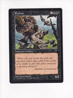1996 MAGIC THE GATHERING MTG VISIONS PYTHON (#2) (PH) - Image 1