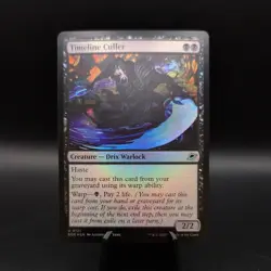 Timeline Culler -Foil- Edge of Eternities Uncommon Drix Warlock U EOE mtg NM/M - Image 1