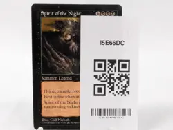 Spirit of the Night - Mirage MTG 1996 Vintage Rare Legend Card SKU I5E66DC - Image 3